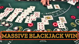 Massive Table Win: My Biggest Recorded Winning Blackjack Session Ever On YouTube!!!!