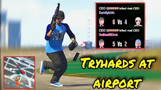 TRYHARDS TEAM UP on me after Inviting me to Airport (GTA 5 Online)