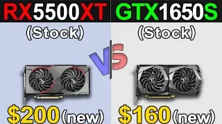 RX 5500 XT Vs. GTX 1650 Super | 1080p and 1440p | New Games Benchmarks