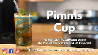 How to make a Pimms Cup Cocktail | Easy Summer Drink