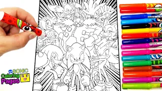 Sonic Team - Coloring Pages NEW Sonic 3Tails,Knuckles, Amy Rose - Tobu - Candyland [NCS Release]