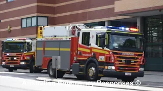 [HI-LO + manual siren + siren mix up] QFRS // 502A & 502B responding turnout