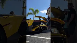 Gintani Lamborghini SV Revving the Launch Control ( Very Loud )