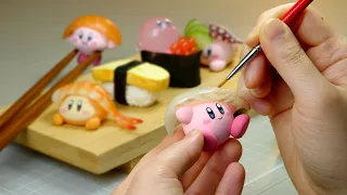 Making Kirby Sushi with clay