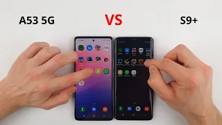 Samsung A53 vs S9+ SPEED TEST