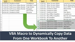 VBA Macro to Dynamically Copy Data from One Workbook to Another (In Hindi)