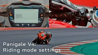 2021 Ducati Panigale V4 | Tutorial 7: Riding Mode Settings