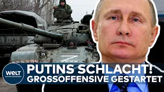 UKRAINE-KRIEG: Schlacht um Donbass! Die russische Großoffensive hat begonnen I WELT News