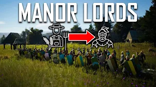 From Day 1 to First Combat in a Trade-Only Village | Manor Lords