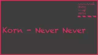 Korn - Never Never (Drum Cover)