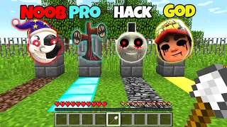 Minecraft Battle: NOOB vs PRO vs HACKER vs GOD: SCARY GRAVE CHALLENGE HORROR Minecraft Animation
