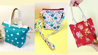 3 DIY, This Unbelievable Sewing Trick Making Zipper Bag Very Easy Way 💜 Tutorial Compilation #diybag