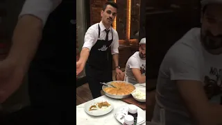 SALT BAE NUSRET Turkish Baklava Service #saltbae #salt #saltlife #saltlifeofnusret