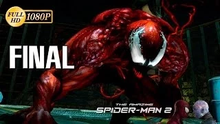 Spider-Man vs Carnage Final Boss Fight + Ending - The Amazing Spiderman 2 Gameplay PC PS4 XboxOne