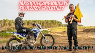 Naucz się techniki jazdy motocyklem enduro w terenie, na stojąco, po piachu z Track Academy Offroad!