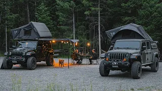 SilentFamily with Friends: Perfect Summer Night - Camping with Their Dog [Relaxing, ASMR, iKamper]