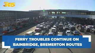 Ferry frustrations mount for travelers on Bainbridge, Bremerton routes