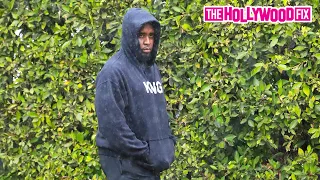 Diddy Cracks Up Laughing When Called By His Old Nickname 'Shiny Suit Man' At Forma Pilates In WeHo