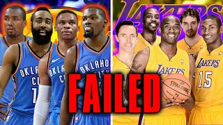 10 NBA Superteams That FAILED Miserably