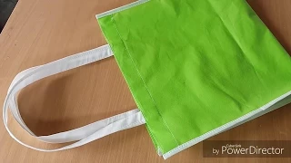 DIY como confeccionar un BOLSO ECOLÓGICO fácil y sencillo