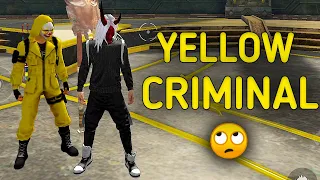 SOLO VS SQUAD || YELLOW CRIMINAL RUSHING ON ME😡 BUT ITS SO EASY || THE JEEP GANG😂 || ALPHA FREE FIRE