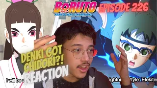 TSUBAKI VS DENKI ! BORUTO EPISODE 226 REACTION