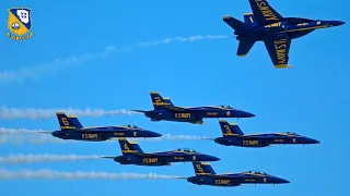 US Navy Blue Angels | 2024 Wings Over Solano Air Show | Travis Air Force Base