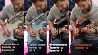 Ibanez AZ & Seymour Duncan pickups comparison