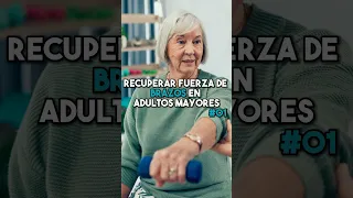 Ejercicio para recuperar la fuerza de brazos en adultos mayores ‼️ P1 #fisioterapiatualcance