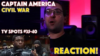REACTION! Captain America: Civil War - TV Spots 35-40