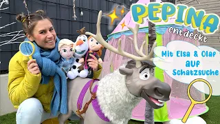 💎 Schatzsuche mit Elsa & Olaf 🔍 Pepina als Eiskönigin ❄️