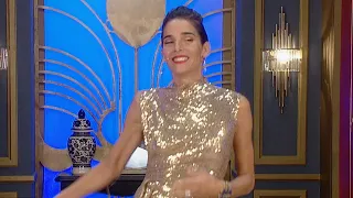 MODA CIRCULAR: Juana Viale reutilizó un vestido de Gino Bogani y brilló como siempre