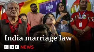 India declines to legalise same-sex marriage in historic verdict - BBC News