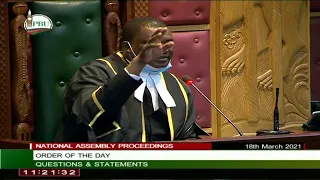 NATIONAL ASSEMBLY MORNING PROCEEDINGS 18TH MARCH 2021 SPECIAL SITTING