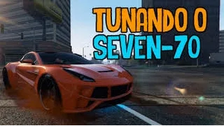 GTA V online - NOVO CARRO SEVEN - 70 + TUNAGEM