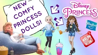 NEW! Disney COMFY Princess Dolls by Hasbro ! Full Set! Barbie Size Movie Dolls from Ralph 2