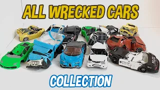 Collection all wrecked cars from plasticine clay for 1,5 years
