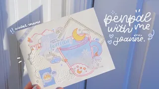 penpal with me ❄️ winter theme, dear joanne