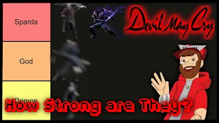 DEVIL MAY CRY POWER TIERLIST!!! Devil May Cry Powerscaling LIVE