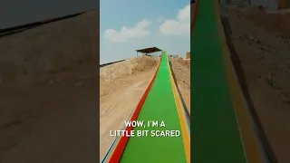 Tube sliding down a mountain? Hatta, sign me up! #Dubai #Shorts