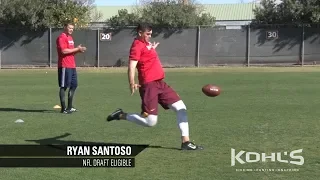Ryan Santoso | NFL Draft Eligible Punter | Kohl's Kicking Camps