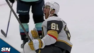 Golden Knights' Jonathan Marchessault Slaps Home Game-Tying Goal In Dying Seconds Vs. Kraken