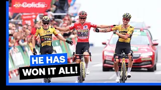 HE WON IT ALL! | The Breakaway React to Sepp Kuss Winning La Vuelta 2023