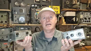 SE108 WW2 spy radio in use. How to set up a simple portable antenna with maximum efficiency.