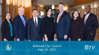 Bellevue Council Meeting February 16, 2021