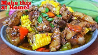 Pork Ribs & Corn Recipe is So Delicious & So Flavorful 💯✅  Tastiest ive ever eaten!