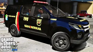 GTA V PMSE - RÁDIO PATRULHA RECUPERA APARELHO CELULAR ROUBADO | CHEVROLET S10 2021 - BPRp - PMSE