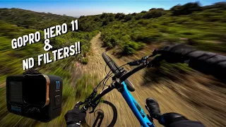 GoPro Hero 11 & ND Filters Test!! | Mountain Biking!