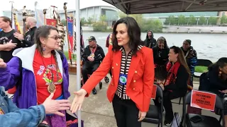 Governor Whitmer attends event for missing and murdered Indigenous people