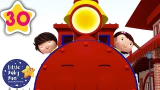 Shape Train V2 | +30 Minutes of Nursery Rhymes | Learn With LBB | #howto